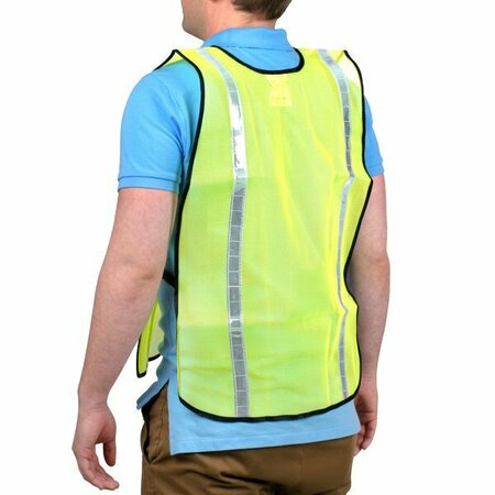 CORDOVA Cordova Lime High Visibility Safety Vest with 1'' Reflective Tape 486V111W